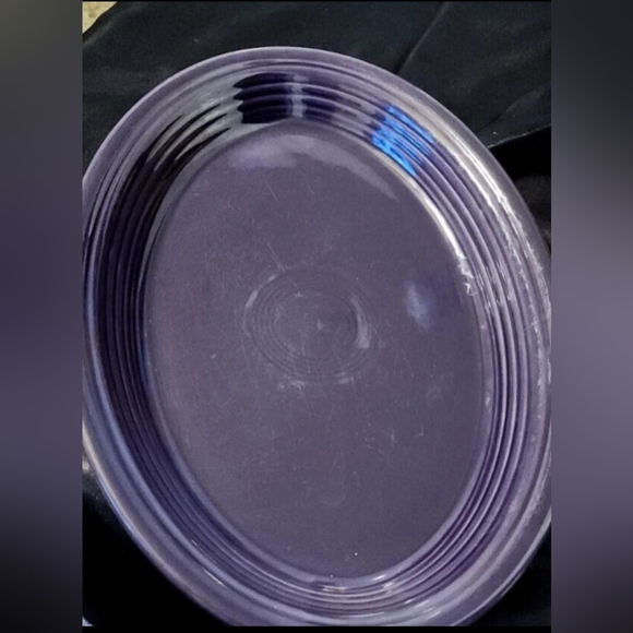 FIESTAWARE Plum/Purple Large Oval Platter 13.5" - Picture 2 of 3